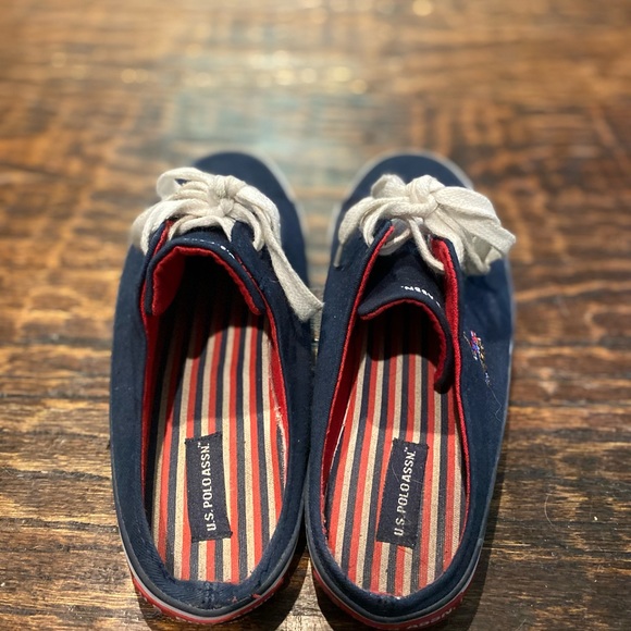 Ralph Lauren polo slide on shoes - Picture 3 of 8